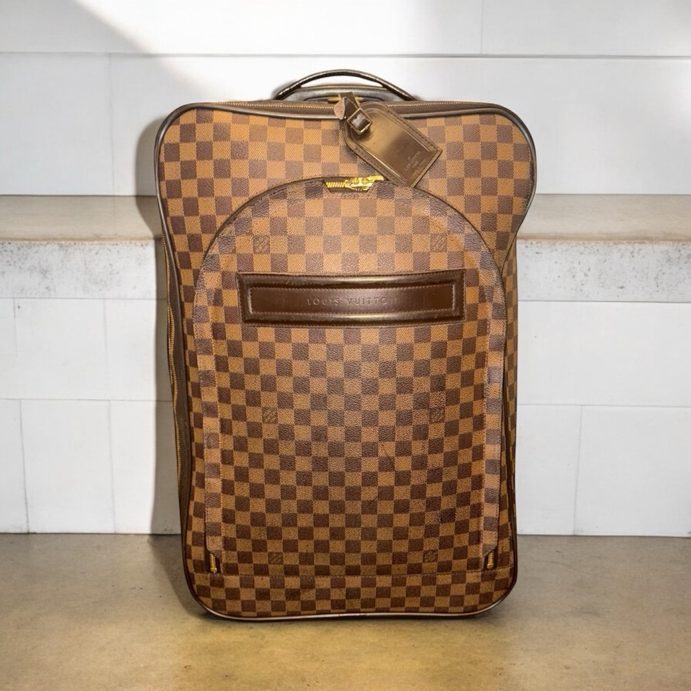 ✈️LOUIS VUITTON ⭐️AUTHENTIC ⭐️ Pegase 55 ROLLER SUITCASE ⭐️ Unisex